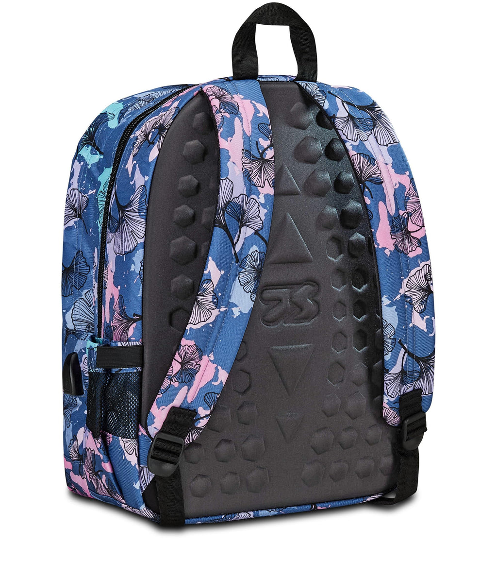 Zaino Seven Freethink Girl Viola Blu – Supporto USB e Tasca PC | Medie e Superiori