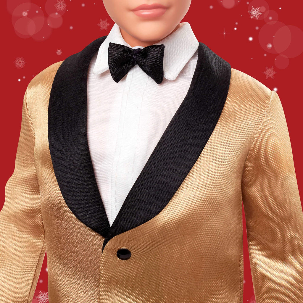 Barbie Signature Holiday 2025 Bambola da Collezione Abito Argento e Oro – JBJ00