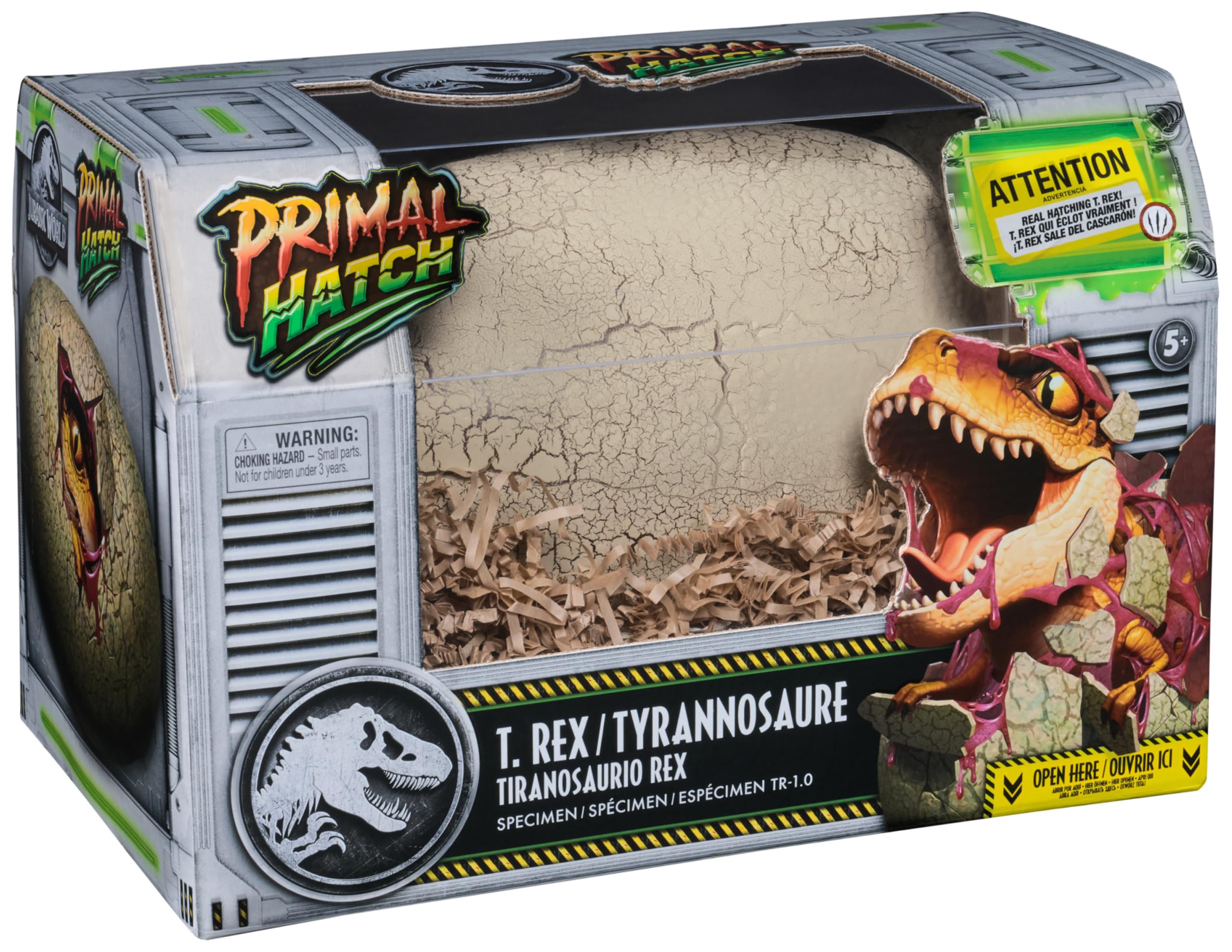 Jurassic World Primal Hatch Dinosauro Interattivo con Uovo – Dai 5 Anni