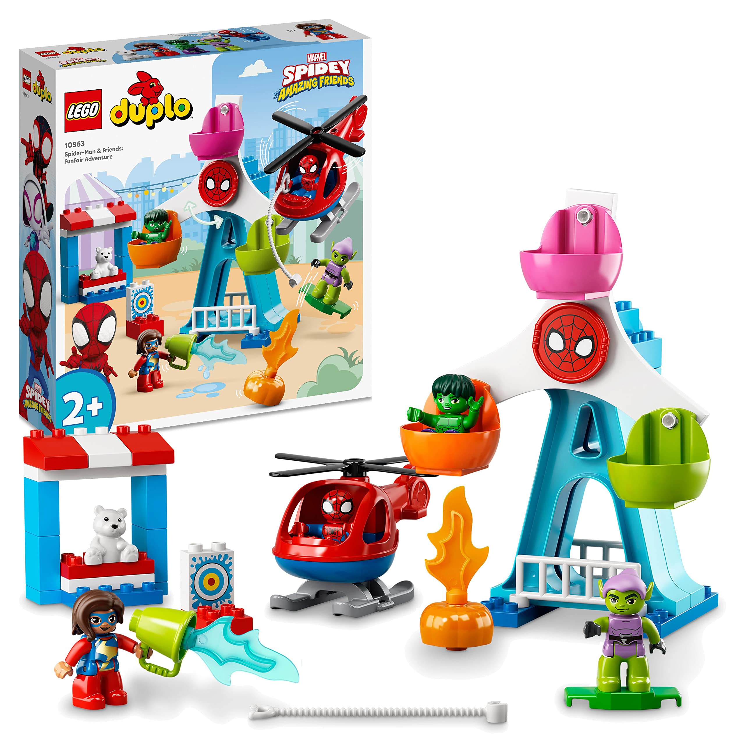 LEGO DUPLO 10963 Marvel Spider-Man & Friends: Avventura al Luna Park