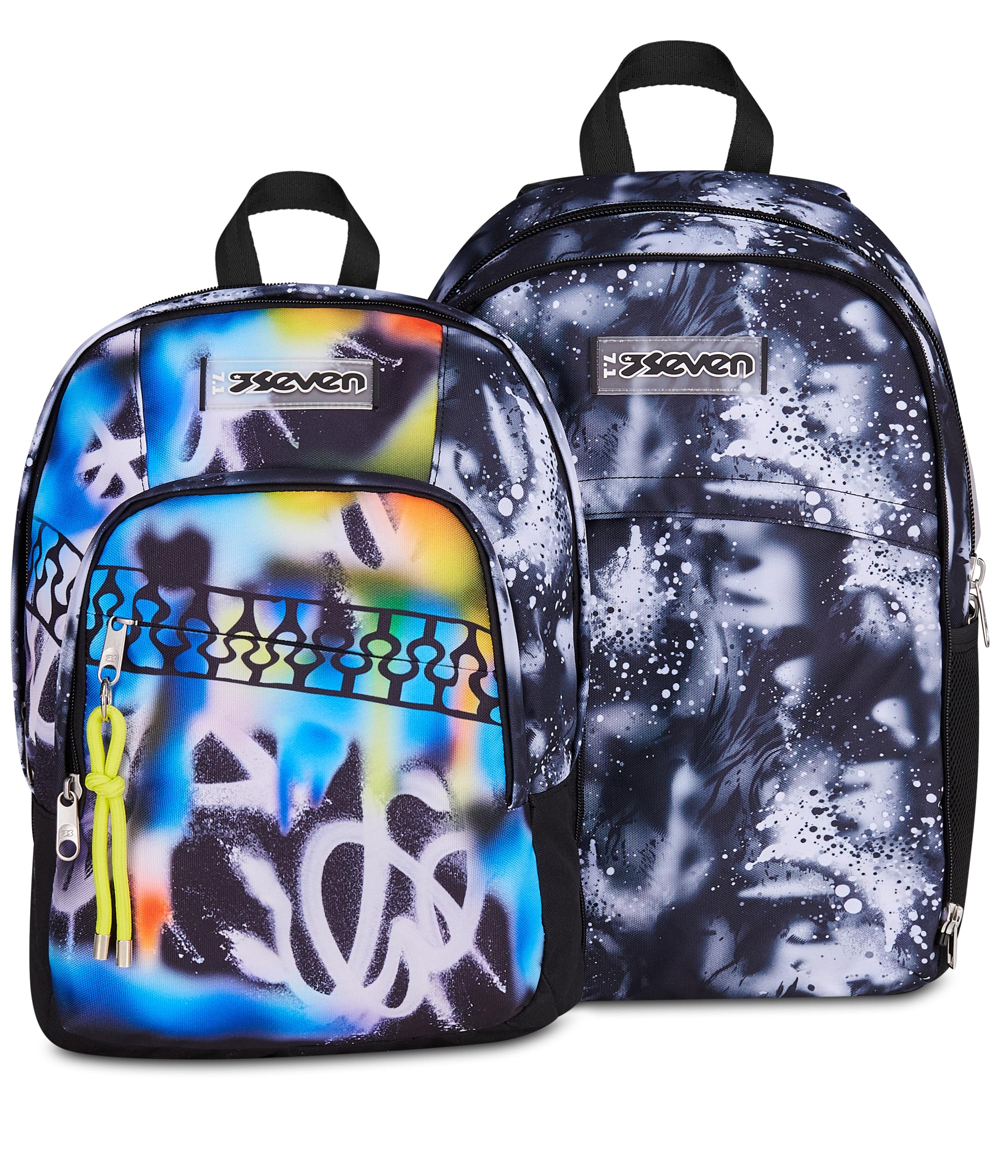 Seven Zaino Dual Detach Buzzy Note Boy Multicolore 32L – Scomparto Staccabile