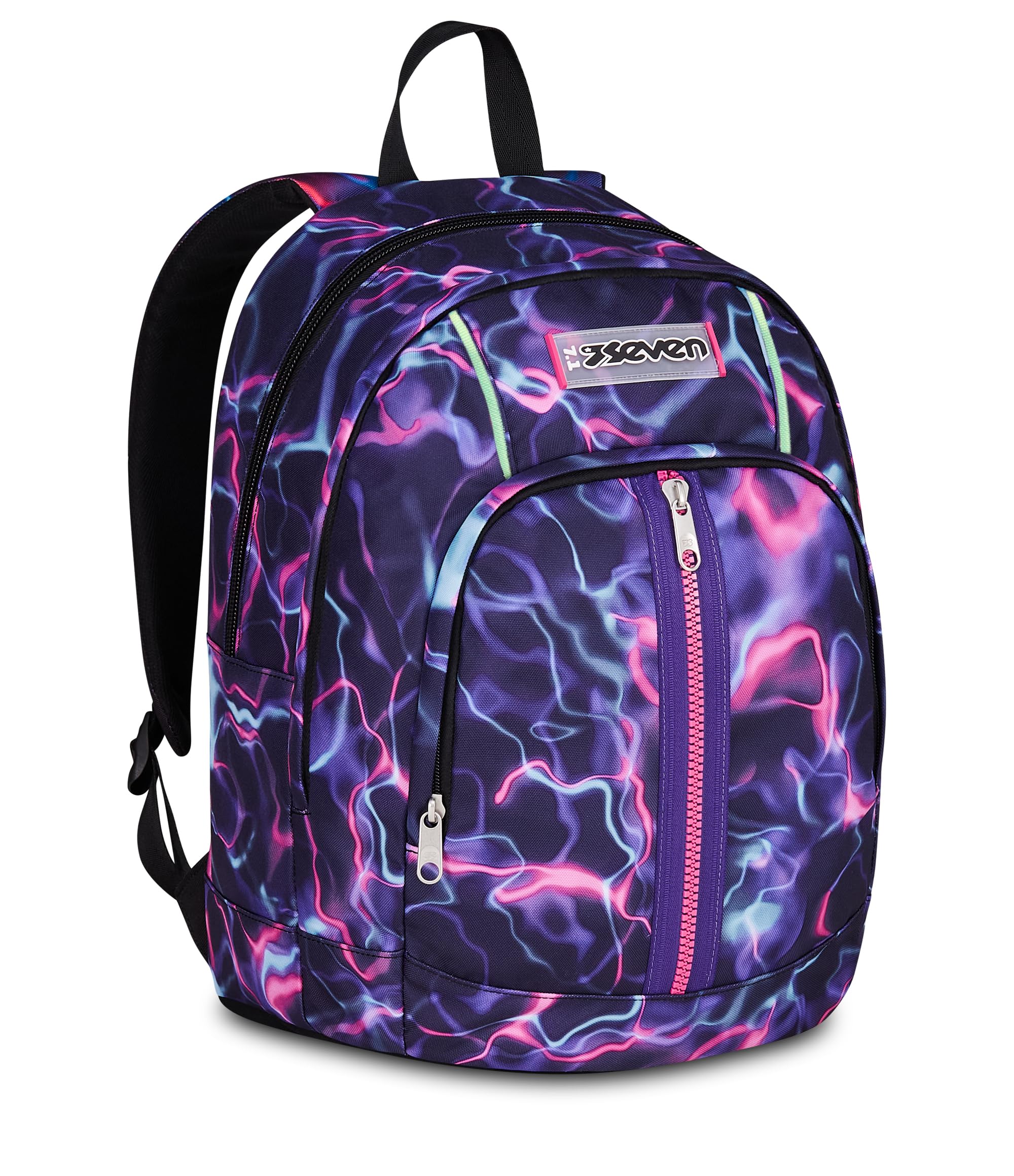 Seven Zaino Dual ElectricVibe Girl Grigio 32L – Doppio Scomparto con Tasca PC e Borraccia