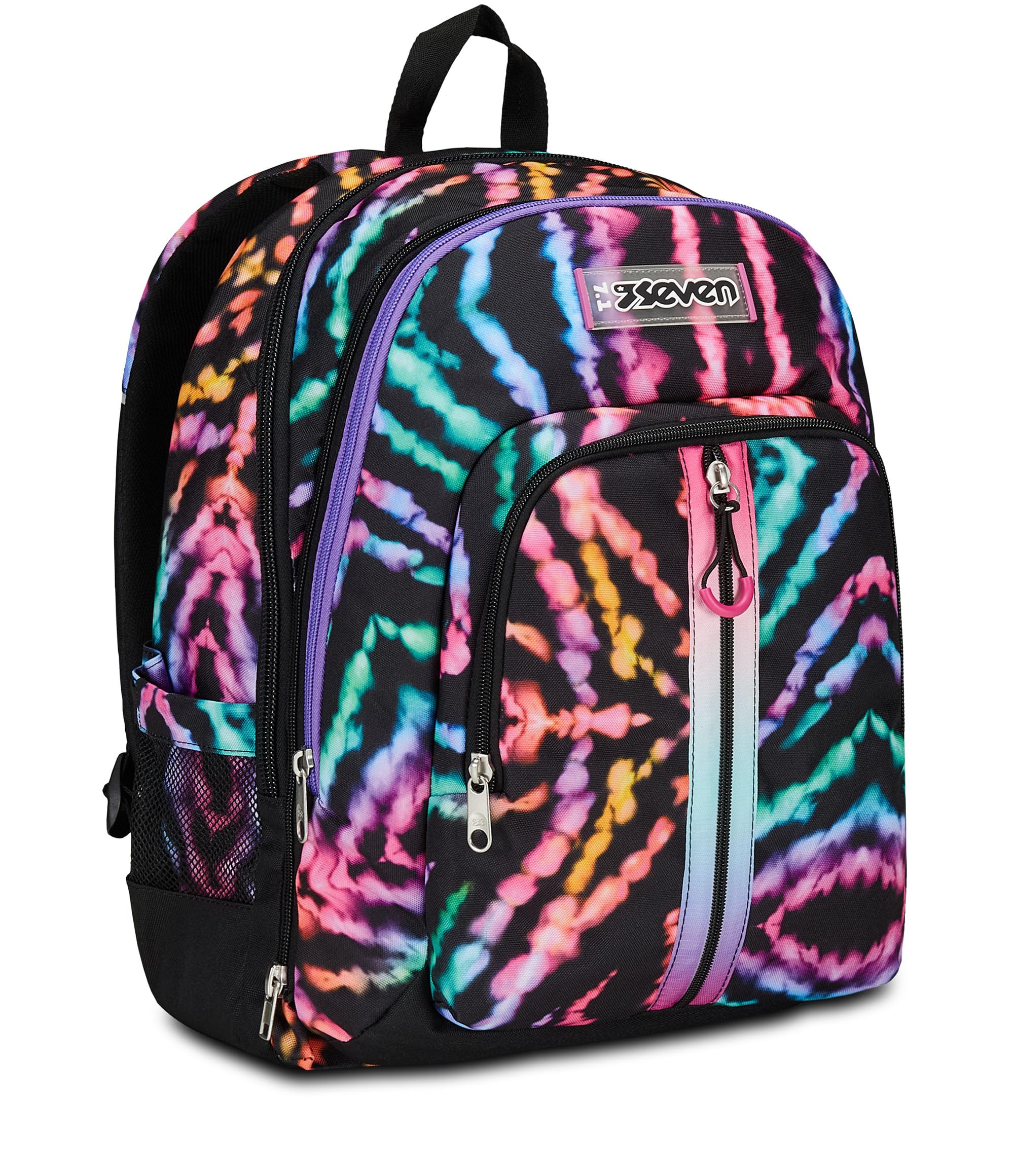 Seven Zaino Advanced Detach Nero Fucsia – Doppio Scomparto con Tasca Staccabile
