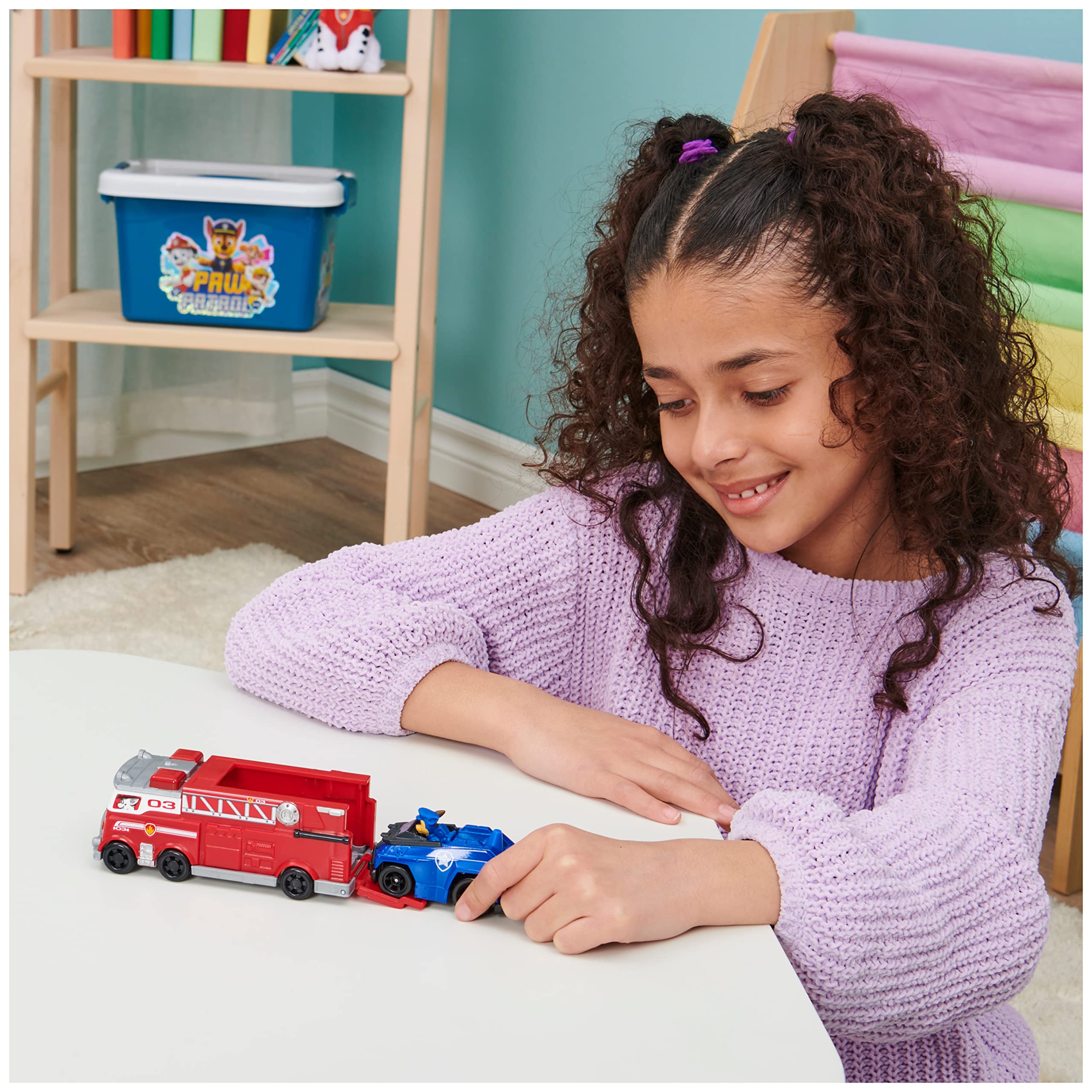 Paw Patrol True Metal PAW Patroller Veicolo Die-Cast con ATV Ryder 1:55 – Dai 3 Anni