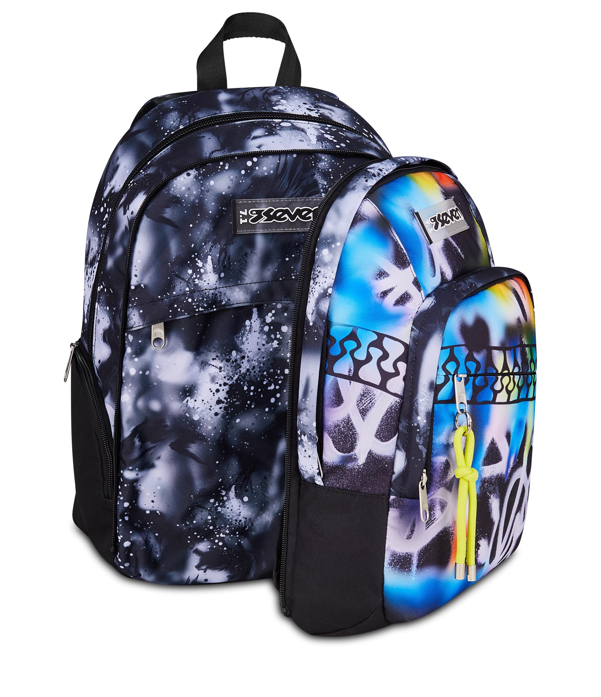 Seven Zaino Dual Detach Buzzy Note Boy Multicolore 32L – Scomparto Staccabile