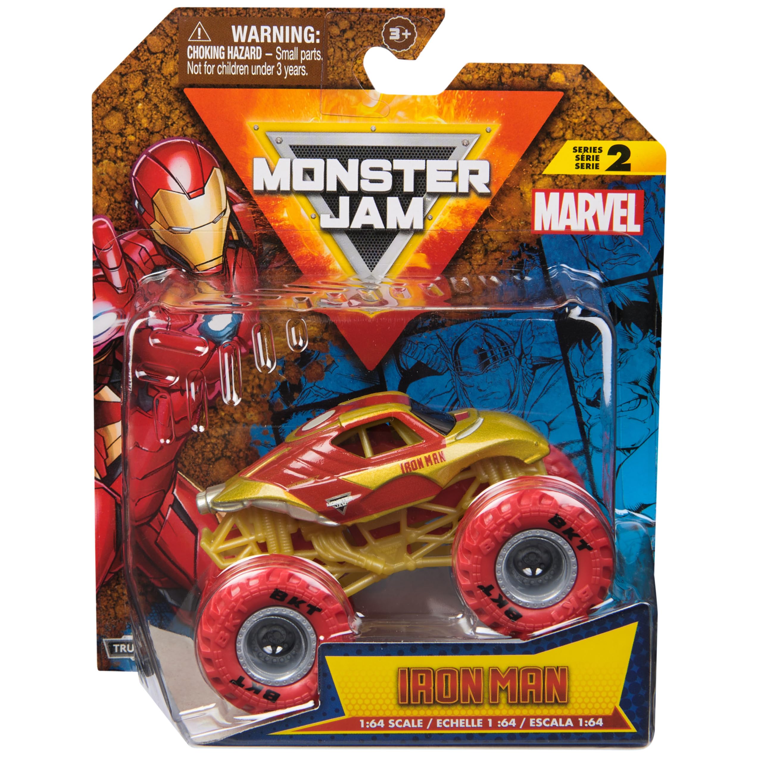 Monster Jam Iron Man Monster Truck Marvel Scala 1:64 – Dai 3 Anni