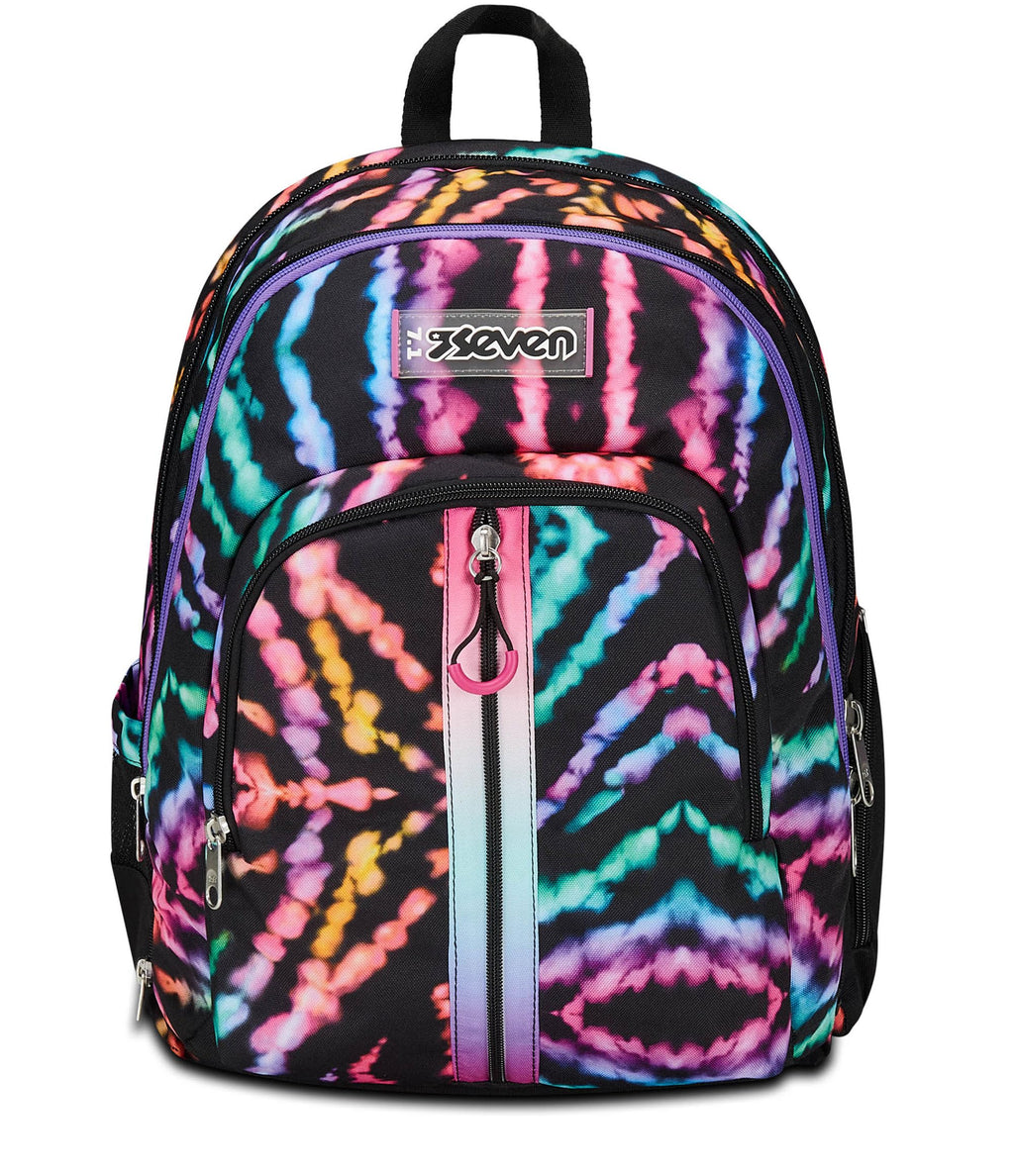 Seven Zaino Advanced Detach Nero Fucsia – Doppio Scomparto con Tasca Staccabile