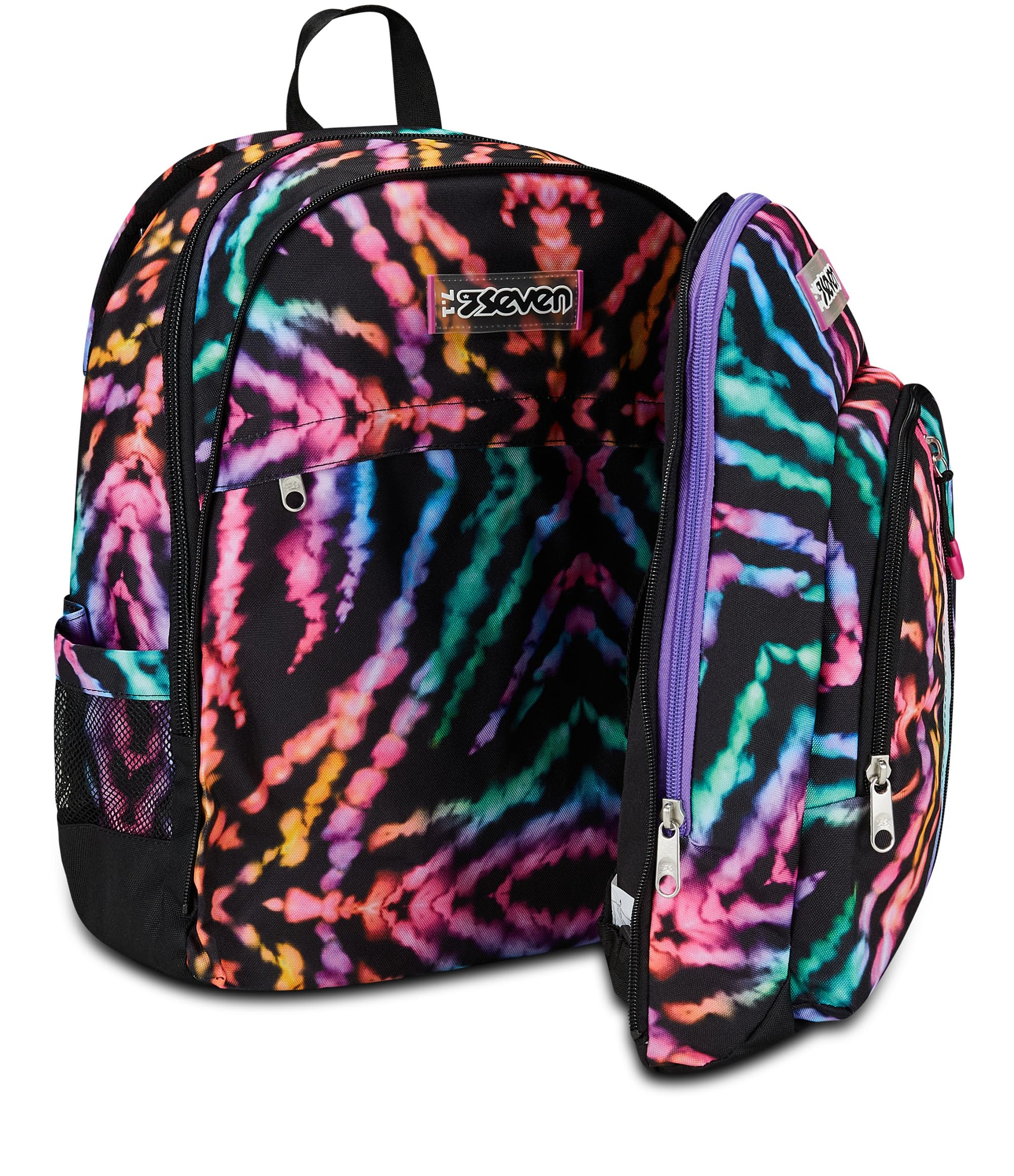 Seven Zaino Advanced Detach Nero Fucsia – Doppio Scomparto con Tasca Staccabile