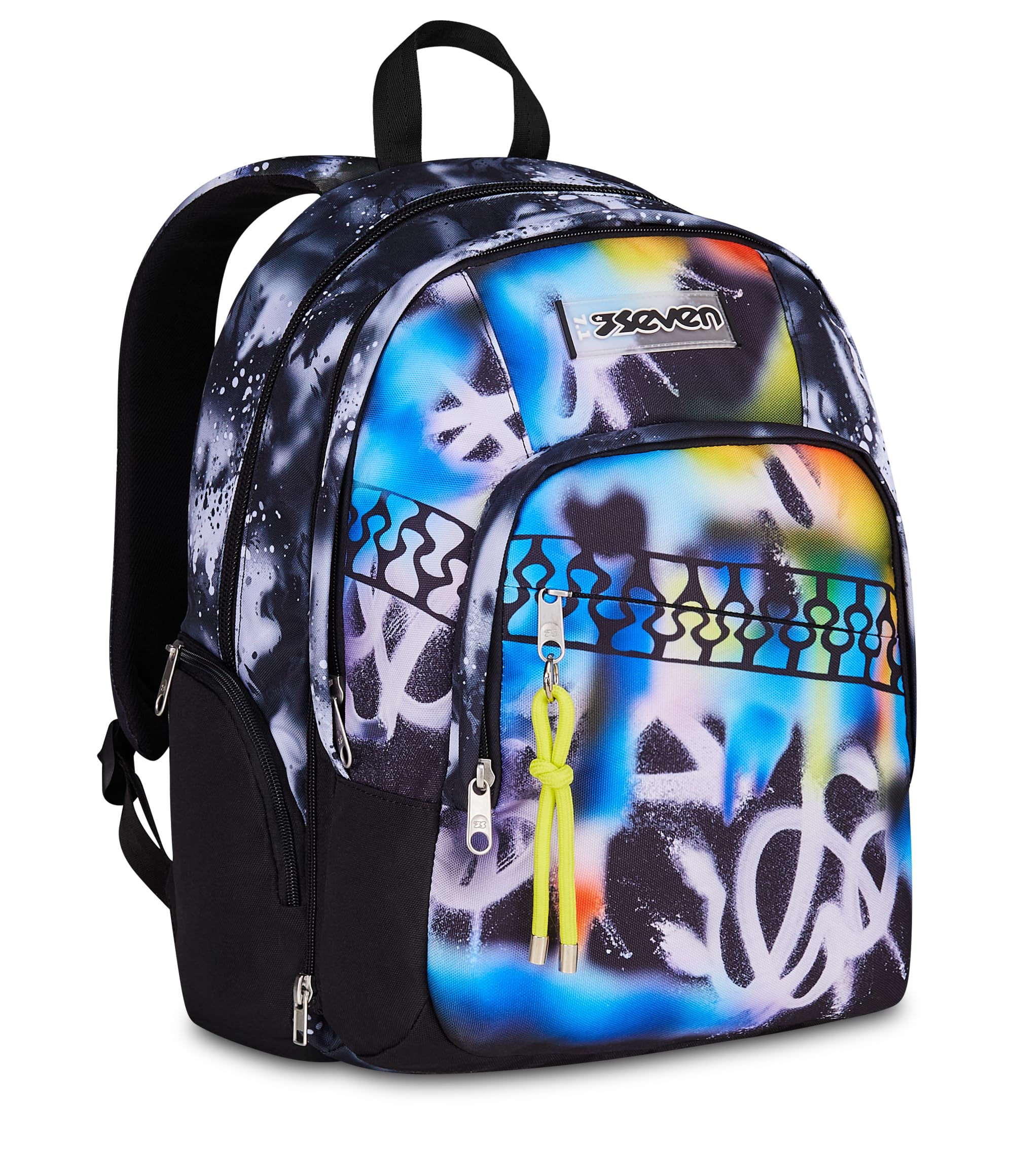 Seven Zaino Dual Detach Buzzy Note Boy Multicolore 32L – Scomparto Staccabile