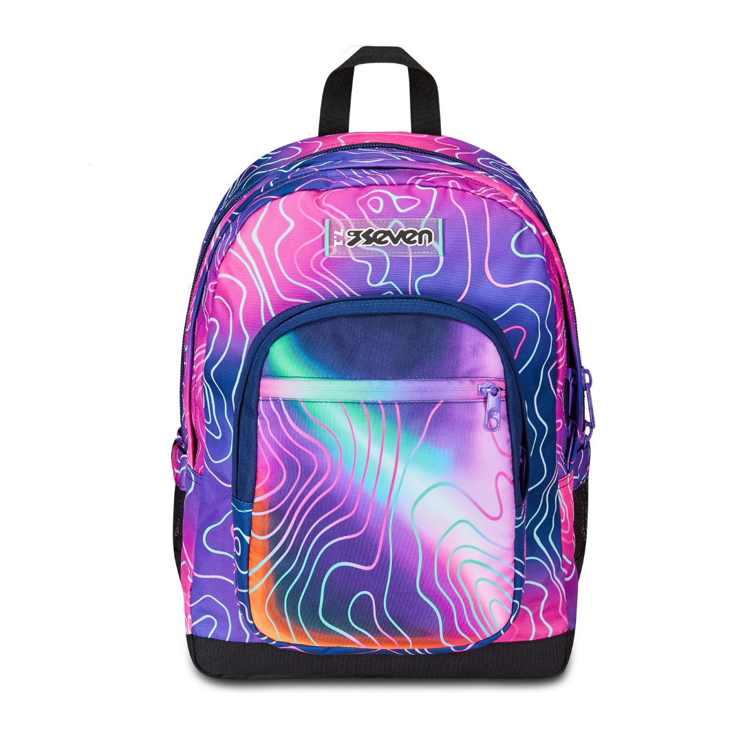 Seven Zaino Freethink Verde Lime Boy – Doppio Scomparto con Tasca PC