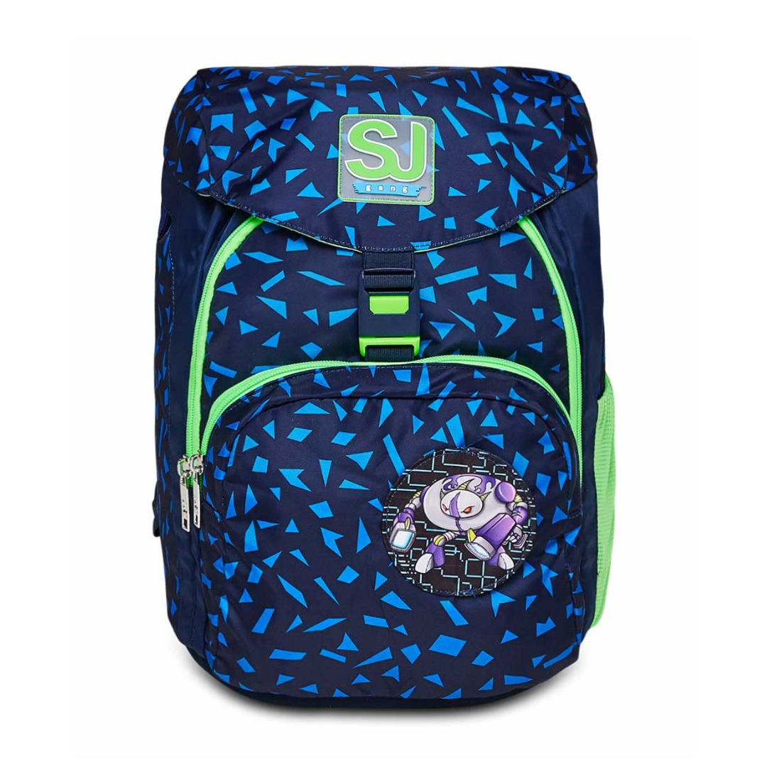 Seven Zaino Scuola Estensibile SJ Gang Micro Light – Blu – Unisex