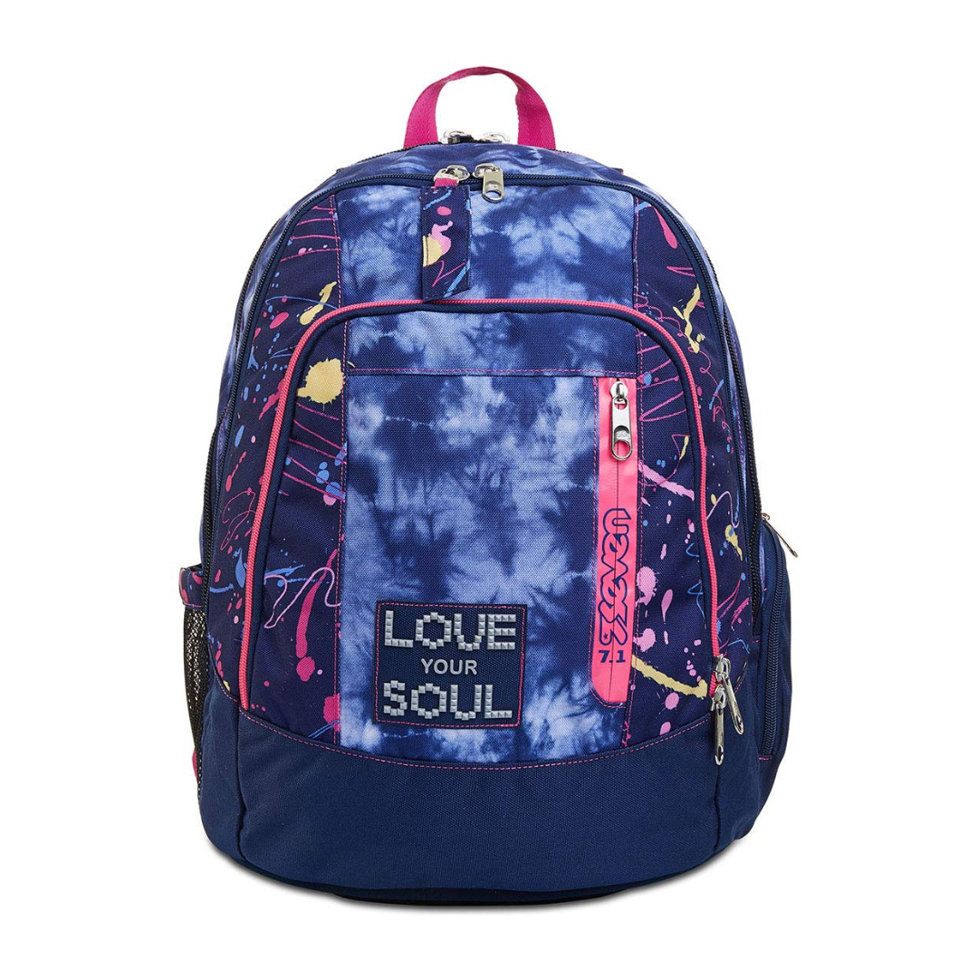 Seven Advanced Love Your Soul Zaino Scuola con Supporto USB e Doppio Scomparto