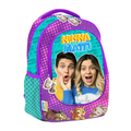 NINNA e MATTI Zaino Scuola Grande Viola – 32x21x42 cm Elementari