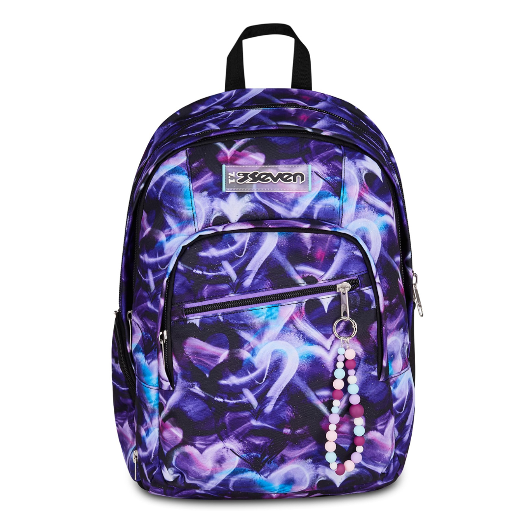 Seven Zaino Dual Detach Lovepass Viola 32L – Scomparto Staccabile