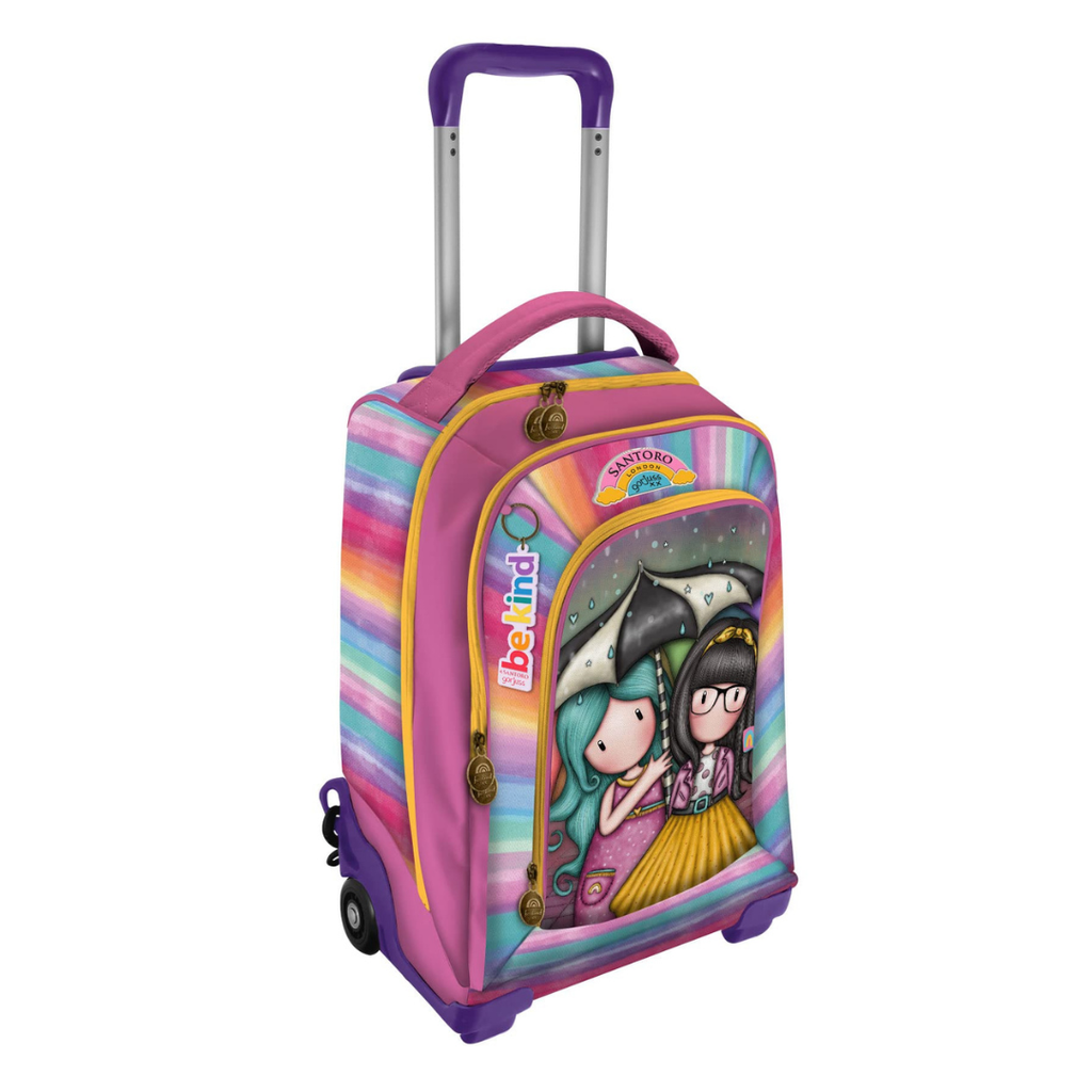 Zaino Trolley Gorjuss "Be Kind To Each Other" – Santoro Scuola