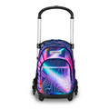 Seven Trolley Scuola Flex 3 Ruote Rosa Mapset Girl 3 in 1 con Zaino Sganciabile 32L