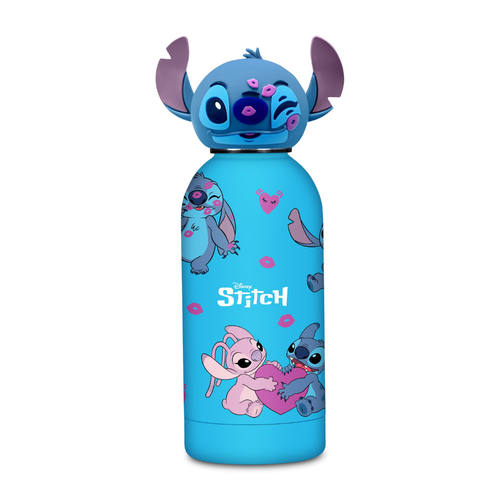 Borraccia Termica Seven Lilo & Stitch 350 ml Blu – Acciaio Inox BPA Free | Caldo 12h Freddo 24h