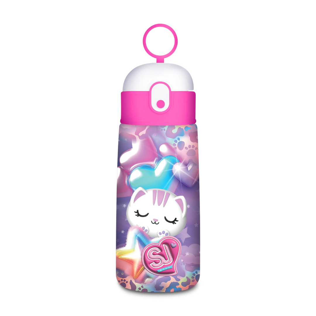 SJ Gang – Borraccia Termica 500 ml per Bambina | Acciaio Inox BPA Free | Caldo 12h / Freddo 24h | Scuola e Sport