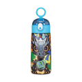 SJ Gang – Borraccia Termica 500 ml Drago Blu | Acciaio Inox BPA Free | Caldo 12h / Freddo 24h | Scuola e Sport