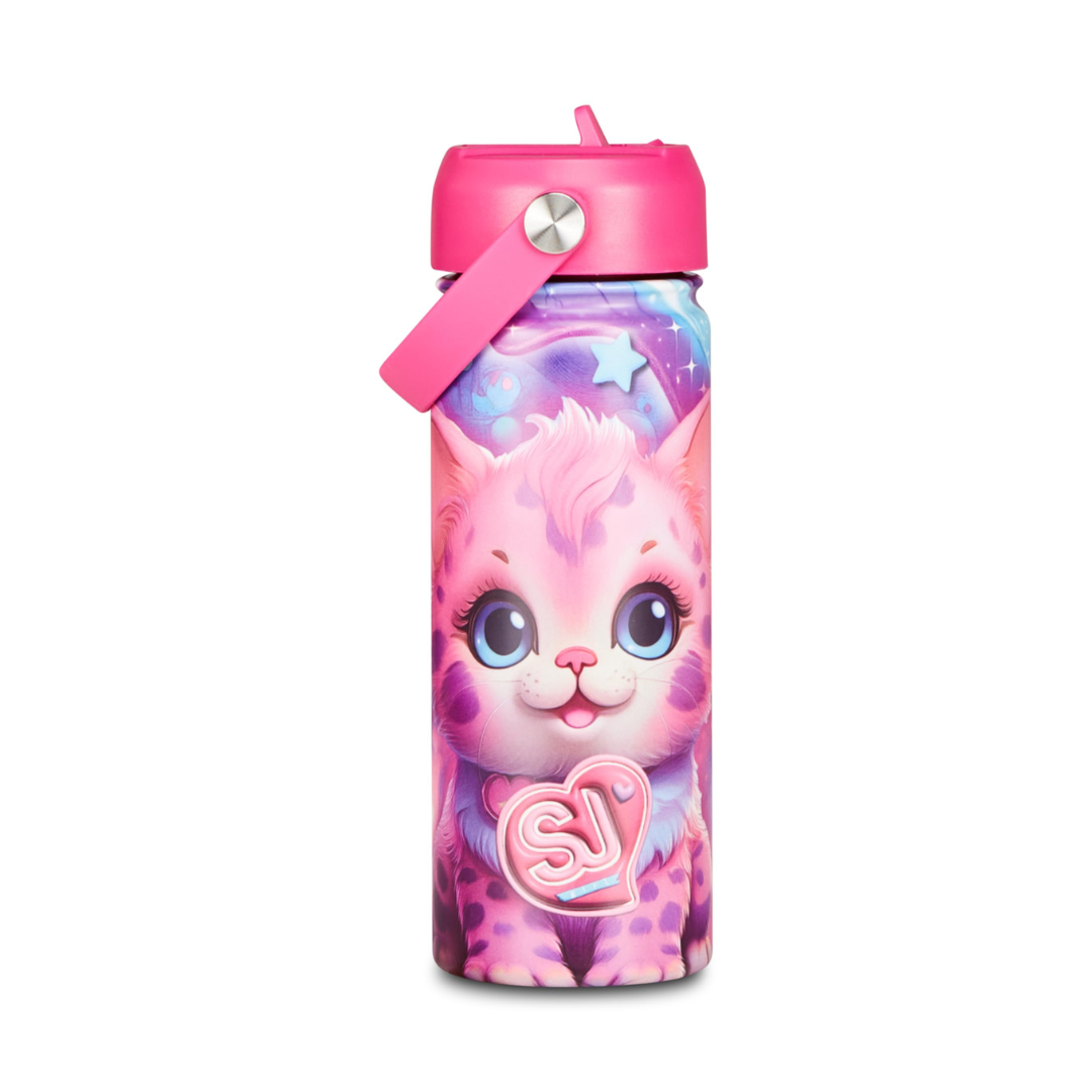 SJ Gang – Borraccia Termica 500 ml Multicolore per Bambina e Ragazza | Acciaio Inox 304 BPA Free | Riutilizzabile | Caldo 12h / Freddo 24h