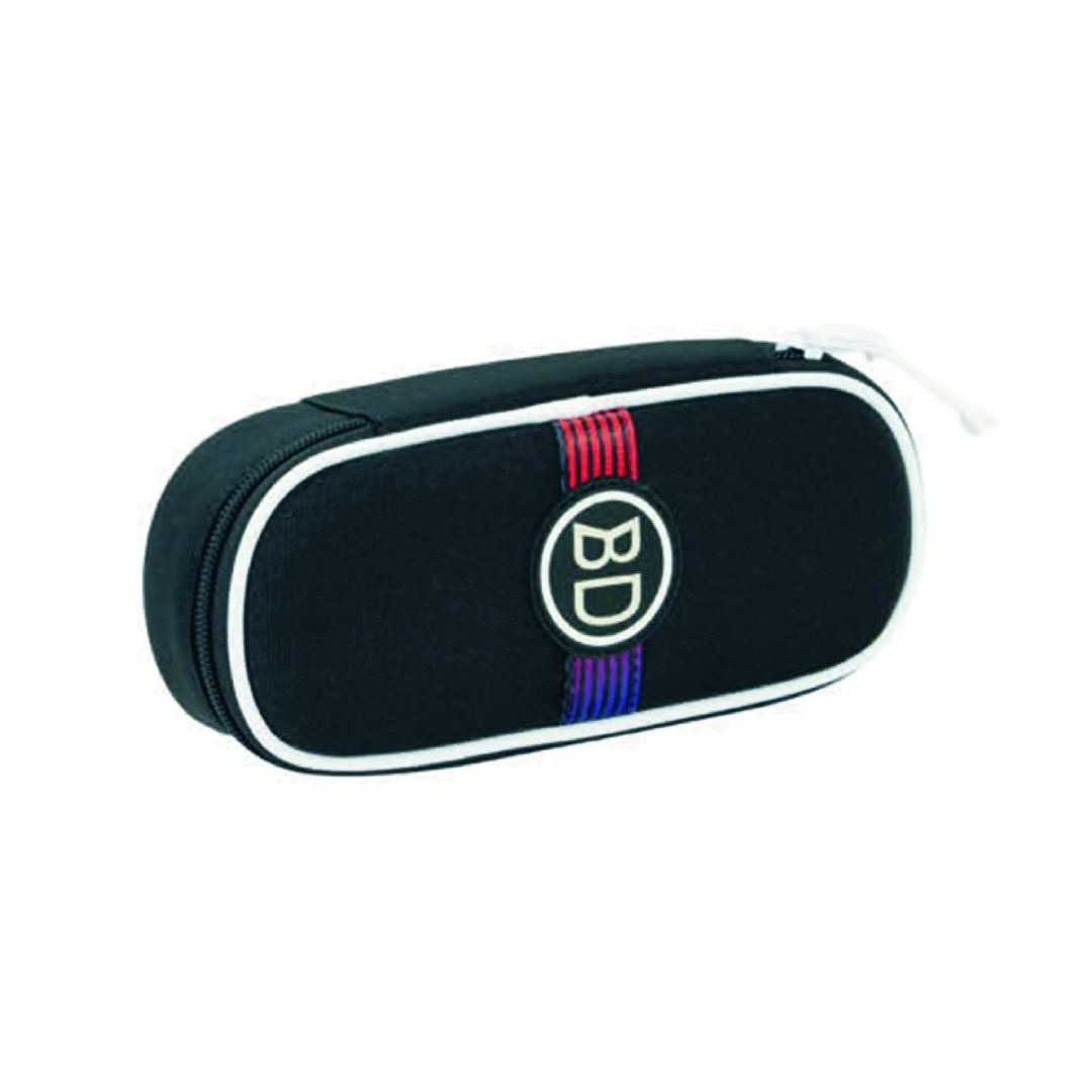 Astuccio Round Plus Bastardidentro Nero con Striscia Arcobaleno