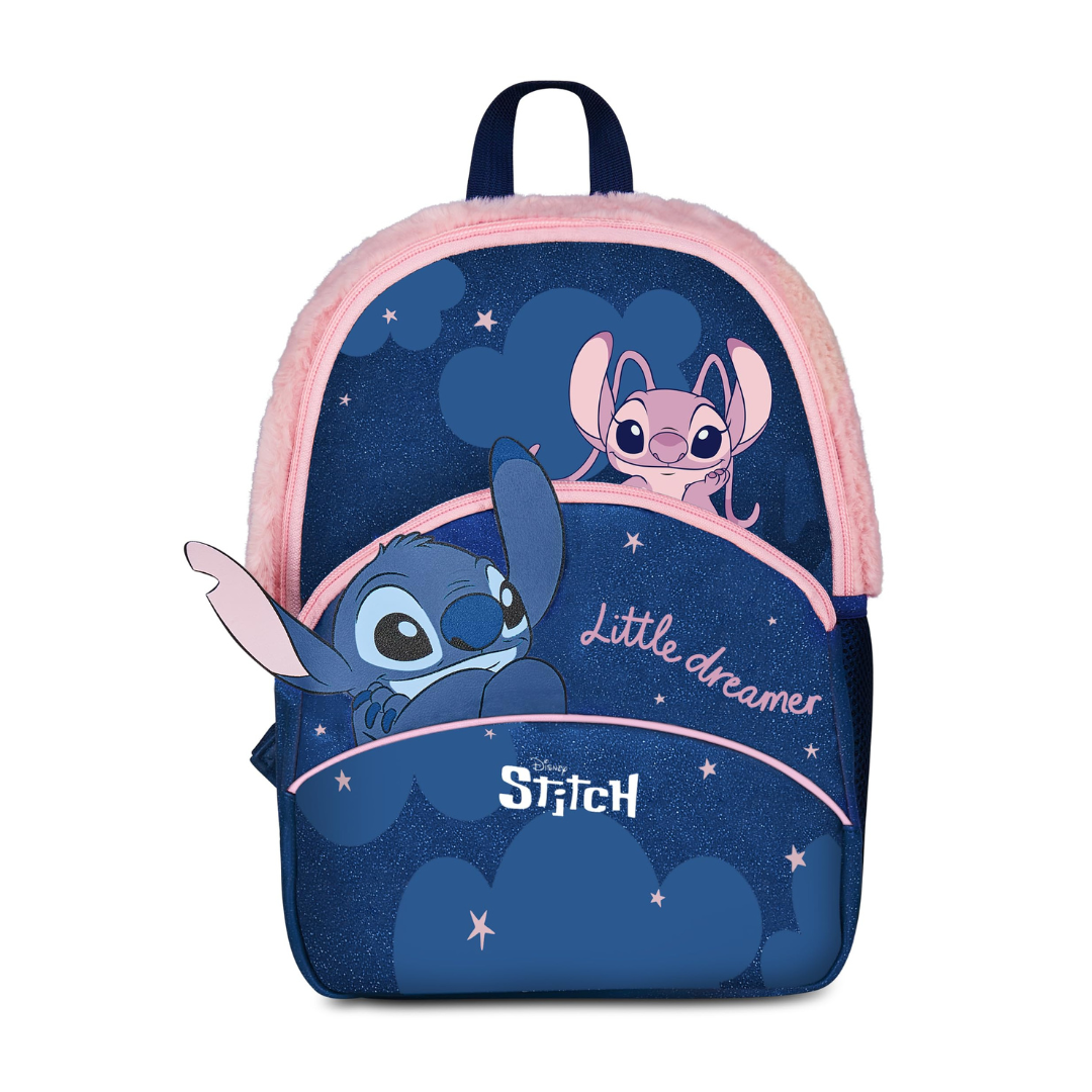 Seven Lilo & Stitch Zaino Scuola Elementare Rosa – con Orecchie Stitch