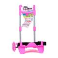 Seven Be Box Trolley Scuola Pieghevole 3 Ruote – Fucsia